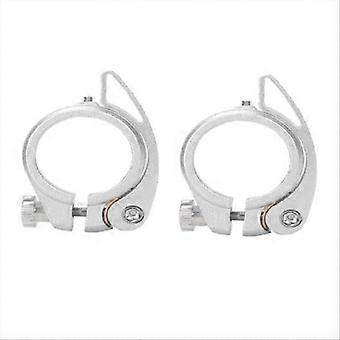 Collier de serrage pour tube de selle de vélo compatible avec les colliers de serrage Sp8 de 40 mm, argentés