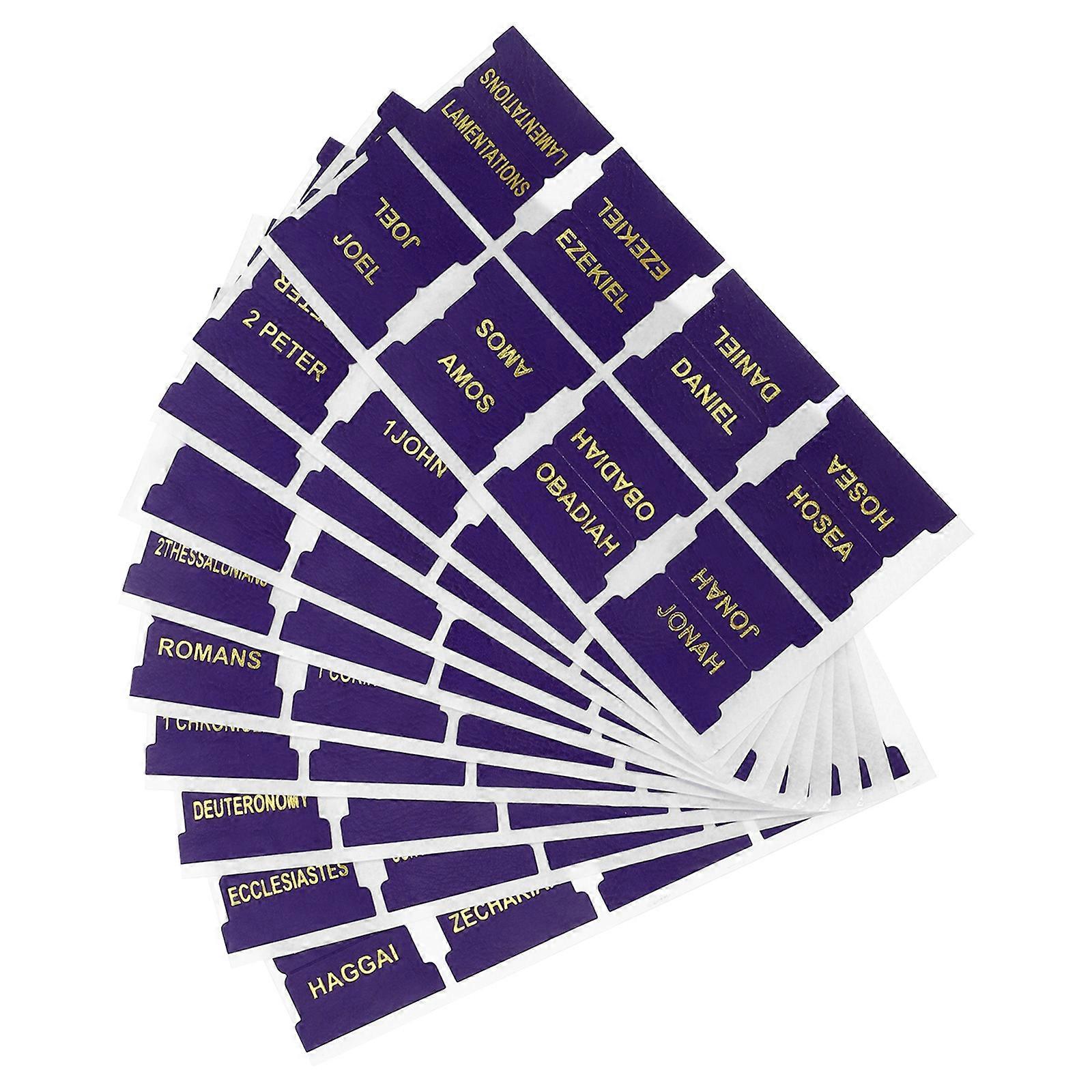 Bible Tabs PU Study Stickers for Efficient Reading 1Set