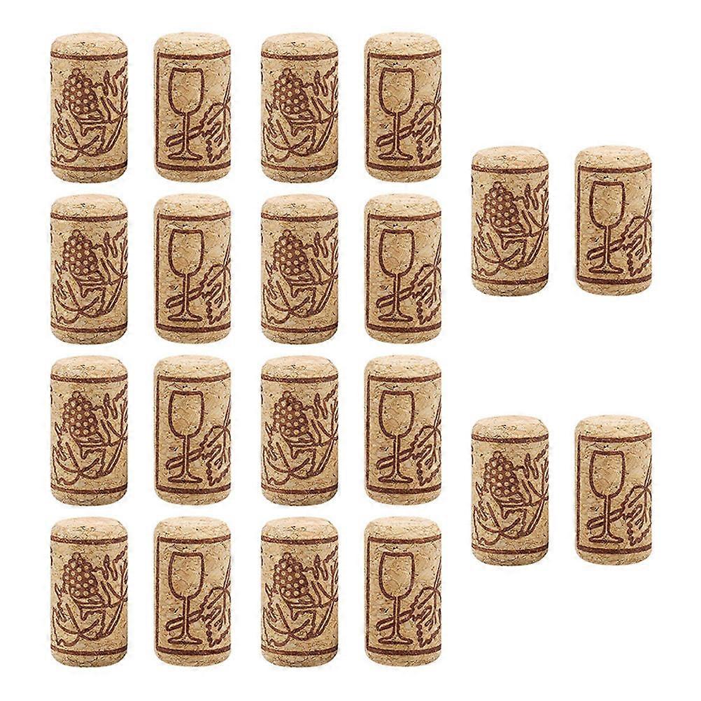 Khaki for Beverage 40Pcs Reusable Plugs