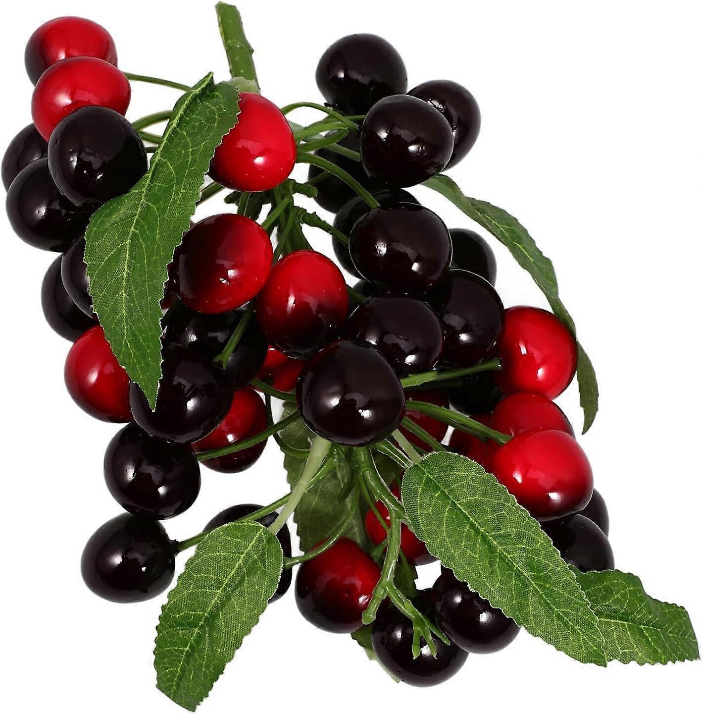 Artificial Cherry Bunch Simulation Fruit Decor Foam