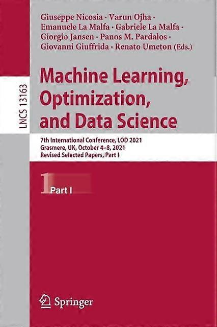Machine Learning Optimization And Data Science 7th International Conferenc - Springer Nature B.V - Paperback - en Book