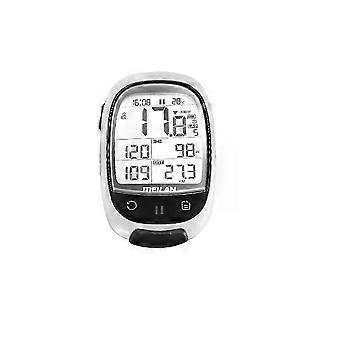 Oval M2 fiets GPS-navigatie ANT+ fietscomputer met ondersteuning voor cadans en hartslagmeting, ronde vorm, meter voor dames en heren_DUIBW