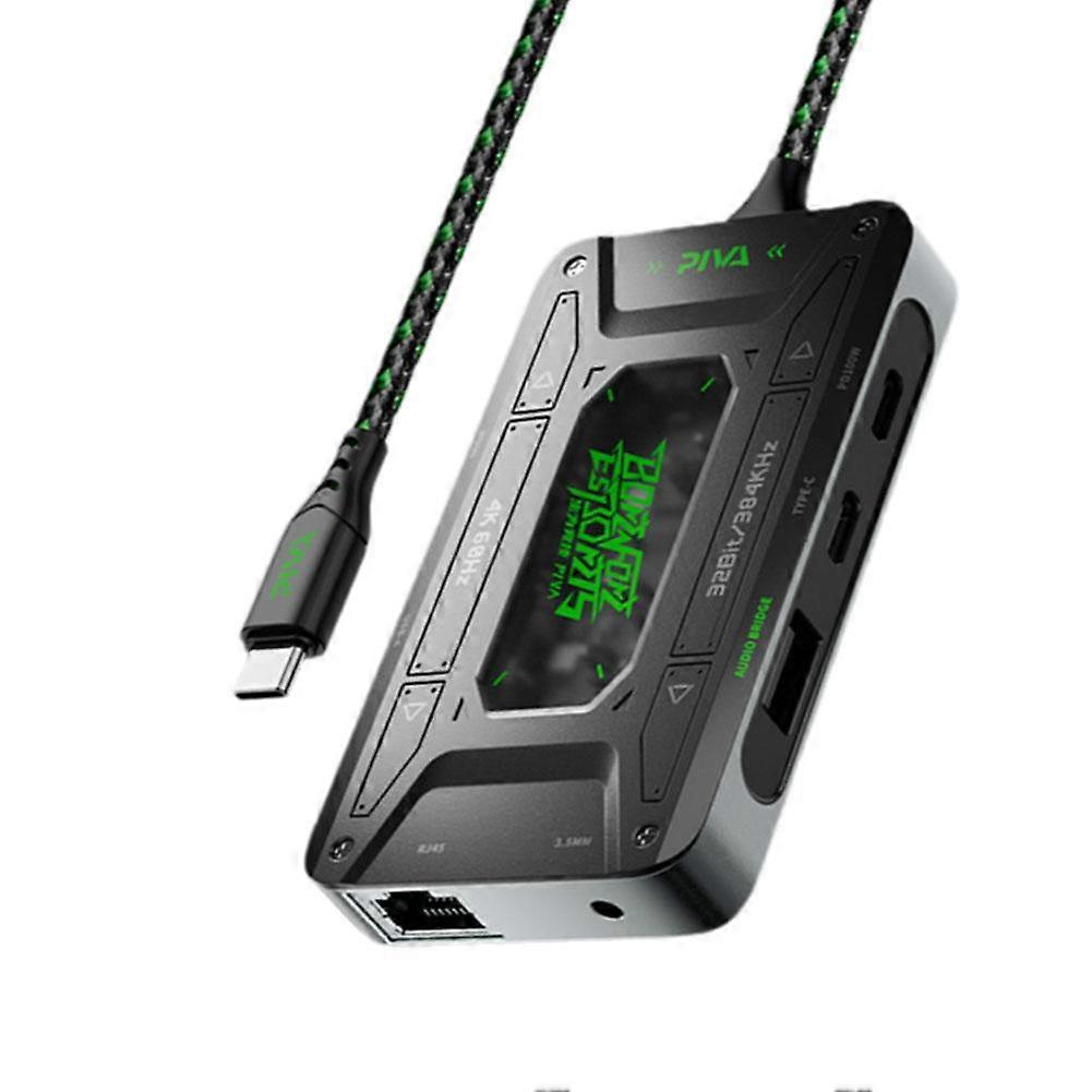 DS7 Type-C Docking Station para HD Conversor USB Splitter Adapter