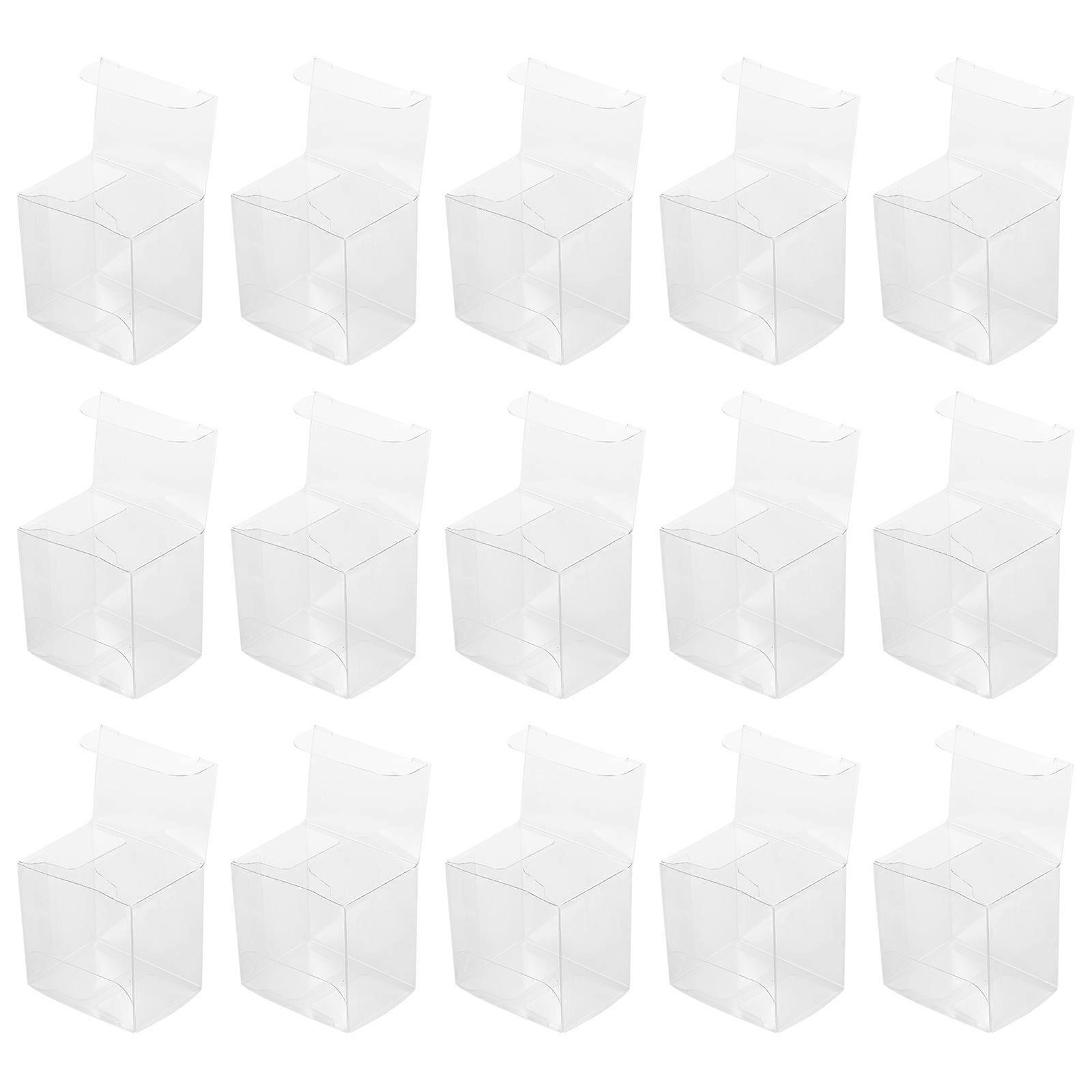 Plastic Packing Box Macaroon Packaging Box for Storage 50Pcs Pet Material