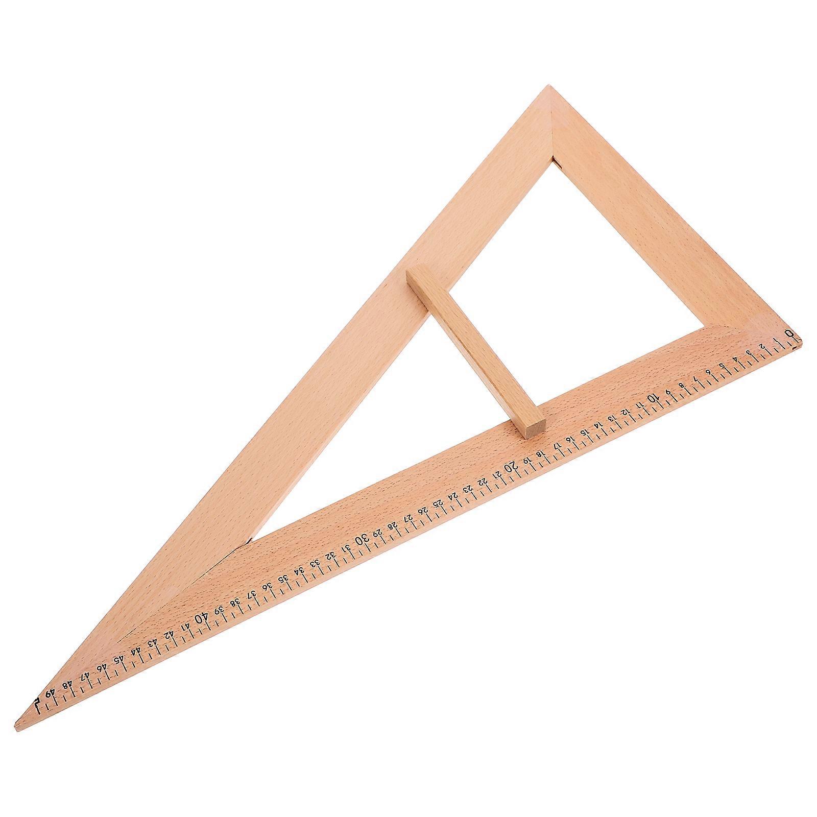 Wood Ruler Teaching Aid Measuring Tool for Teaching 4Pcs Educational Kit