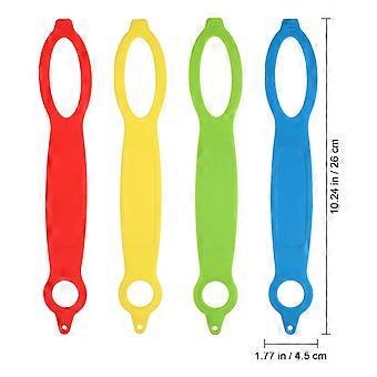 Silicone Bottle Handle Mineral Water Bottle Handles for Outdoor Use 4Pcs