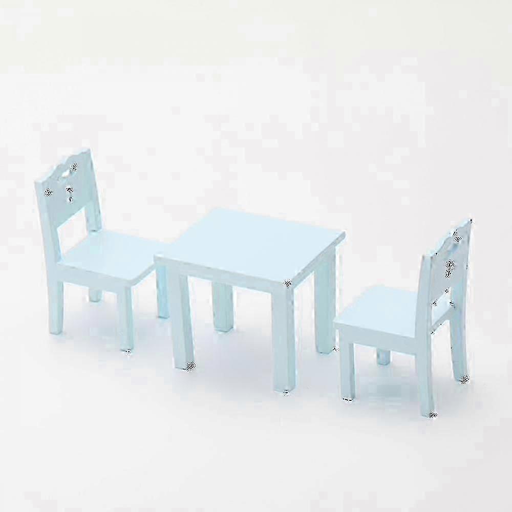 Conjunto de mesa e cadeiras infantis com 3 peças