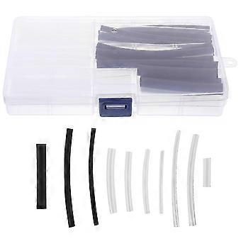 Ensemble d'outils de réparation d'embouts de lacets, 78 pièces, embouts thermorétractables transparents pour raccourcir les lacets, embouts de lacets réutilisables, embouts de lacets transparents