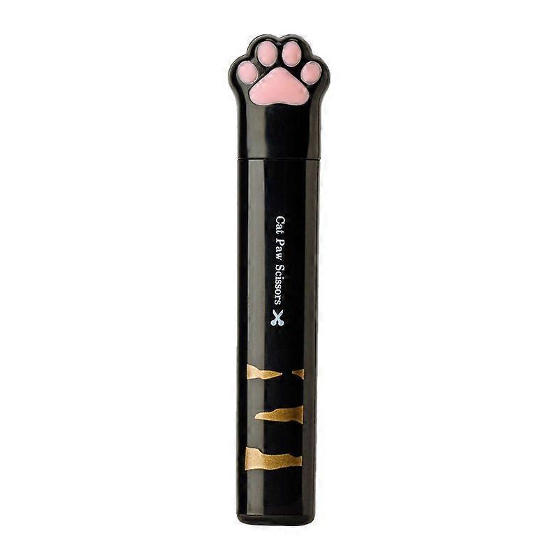 Portable Mini Acier Inoxydable Petits Ciseaux (noir) 1 Pièces