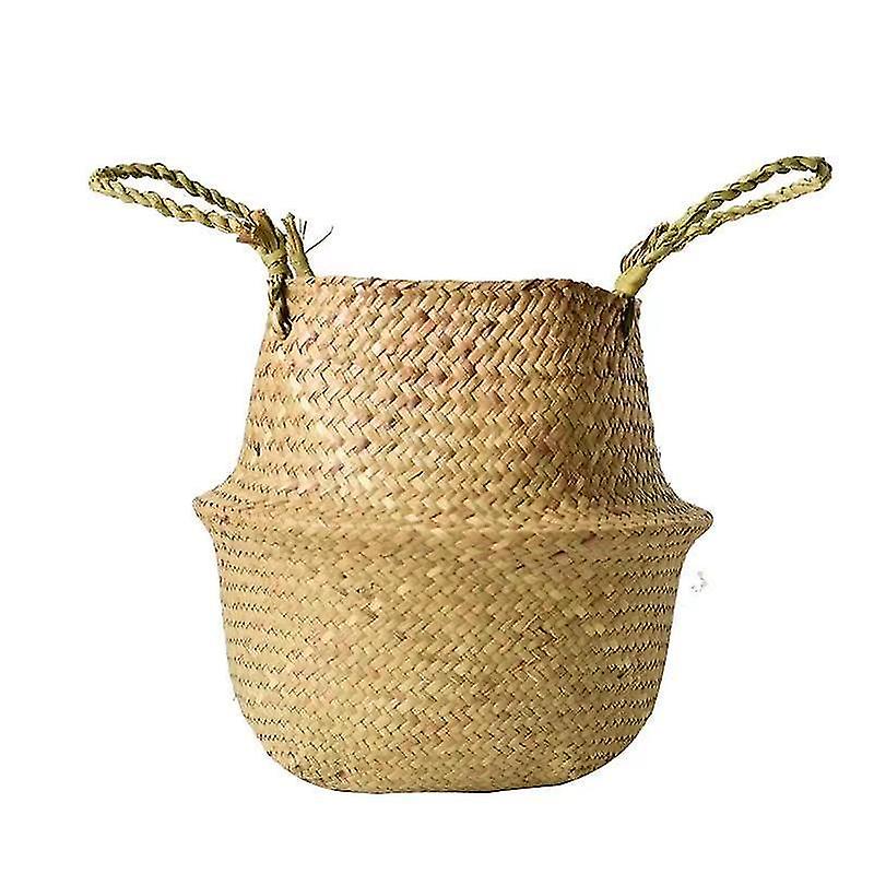 Straw Flower Pot