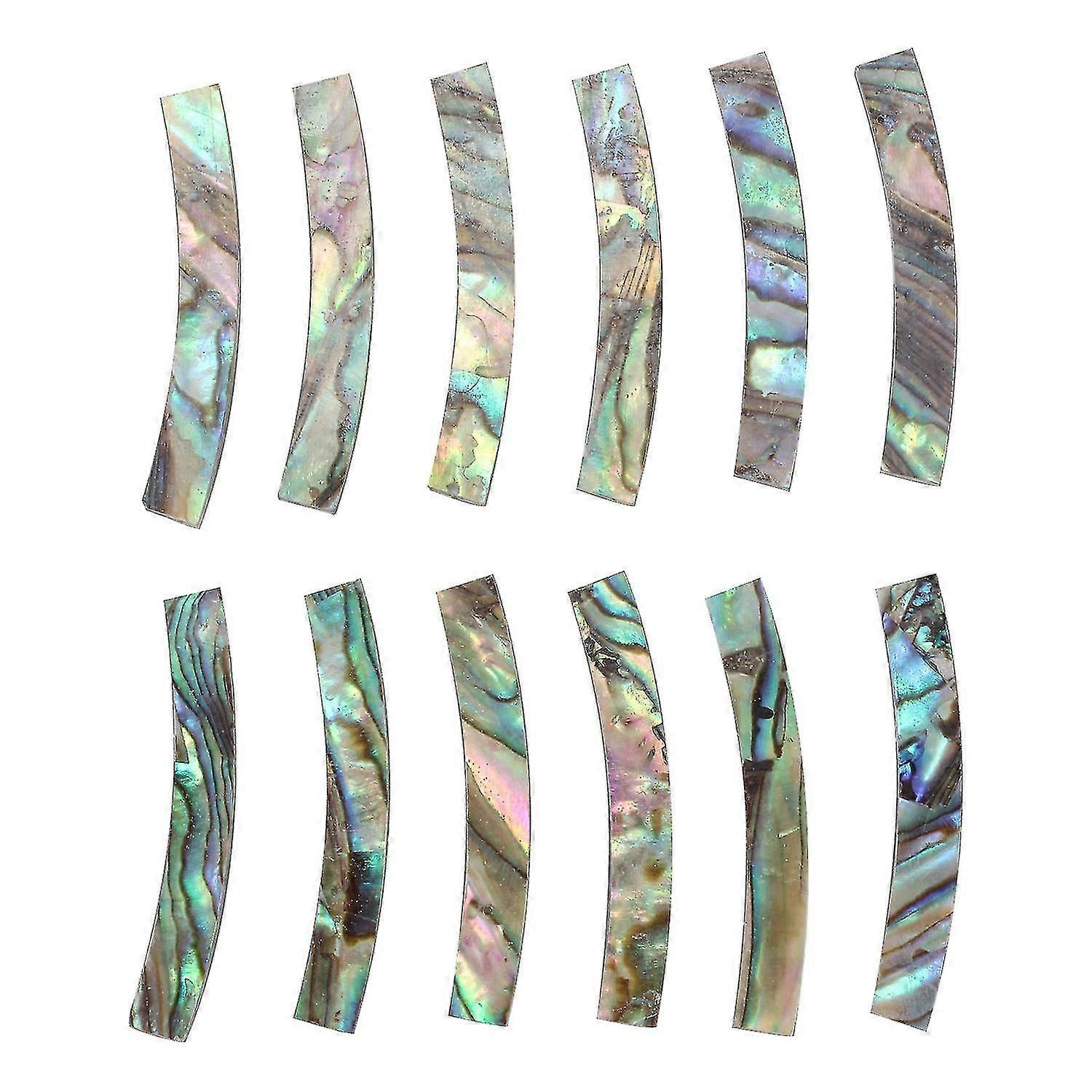 12pcs Guitar Soundhole Rosette Paua Abalone Shell