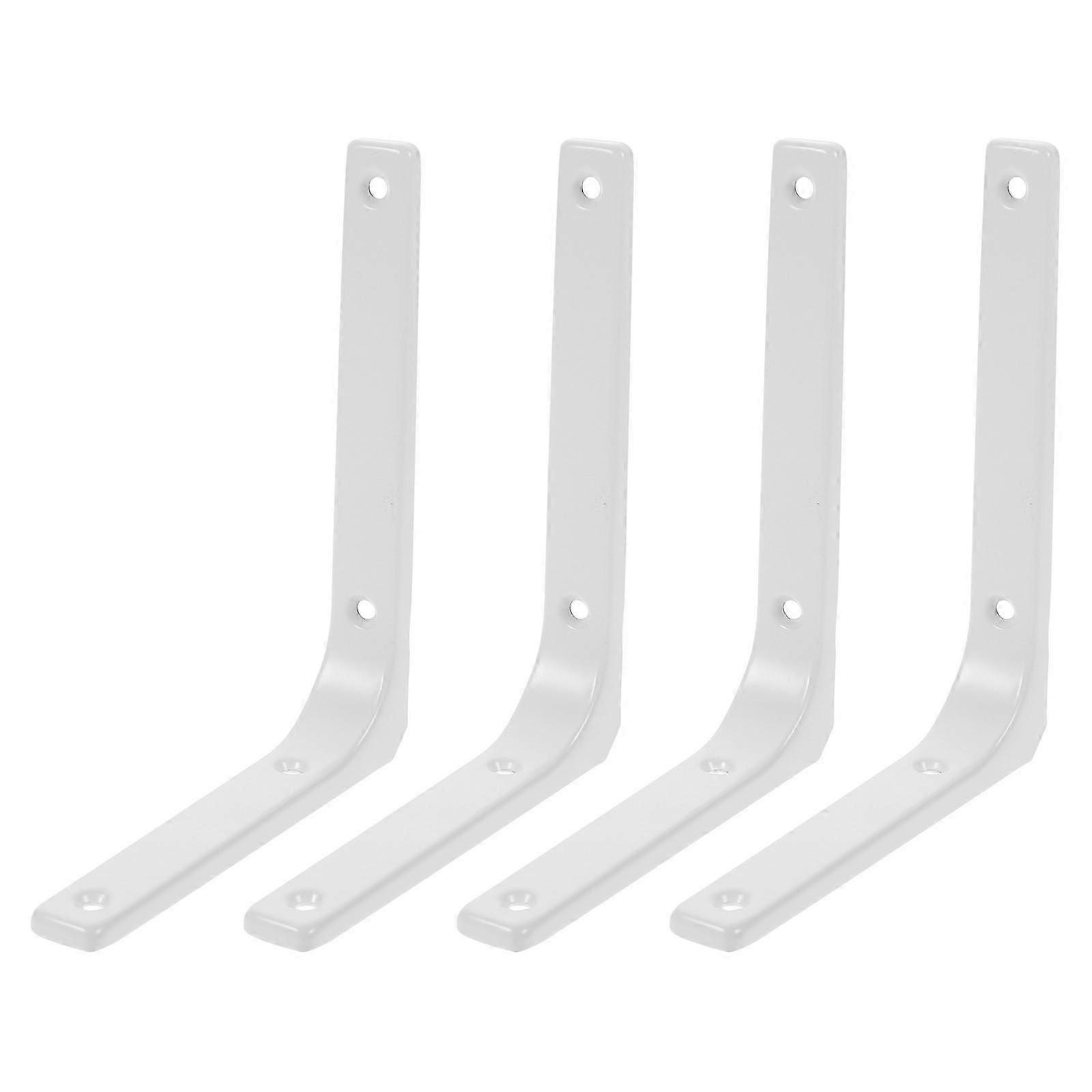 Metal Floating Shelf Bracket | Wall Mount Shelf Support | L Shape 10X10CM 4Set
