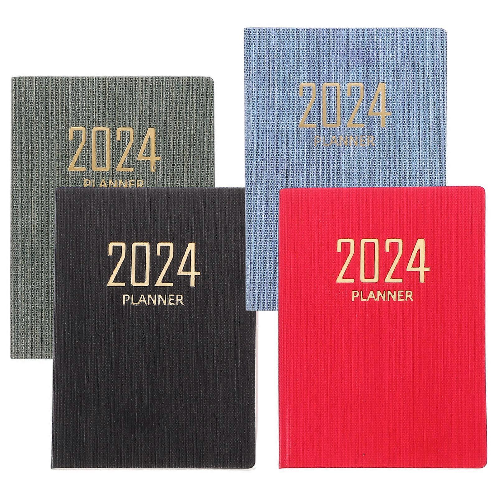 Daily Use Schedule Planner 4Pcs Pocket Notepads Planning Notebook Set