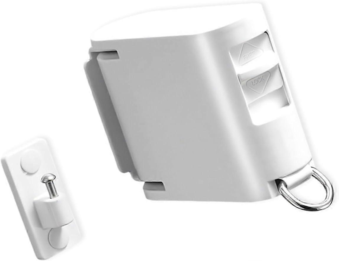 Sturdy retractable clothesline with concealed storage systems and robu