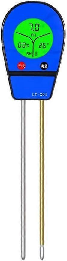 Multiuse Handheld Soil Tester With Large Lcd Backlit Display, Measures