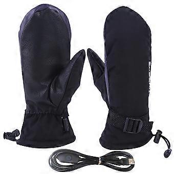 3 Gear Temperature Skiing Heated Gloves Winter Warm Outdoor Waterproof Touch Screen Motorcycle