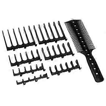 Professional Hair Cutting Styling Comb Set Hair Cutting Tool Barber Haircutting Comb SetBlack