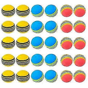30Pcs Golf Balls EVA Golf Training Balls Golf Practice Balls Golf Soft Balls compatible Indoor Outdoor Golf Practice-C13