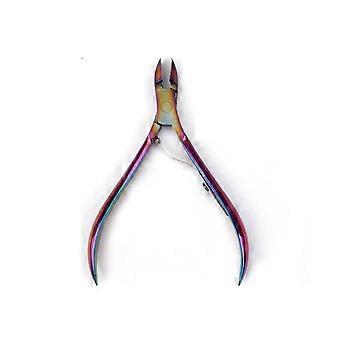 Professional Stainless Steel Cuticle Nipper Nail Clipper Set with Ergonomic Comfort Grip for Manicure Pedicure Grey