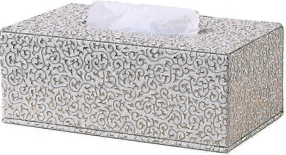1 Pcs Rectangular Leather Tissue Box  WY-26