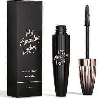 7D Volym Svart Mascara, Vattentät Kladdfri Ögonfransmakeup, Långvarig Tjock Fransmakeup, 1/2/4 Styck