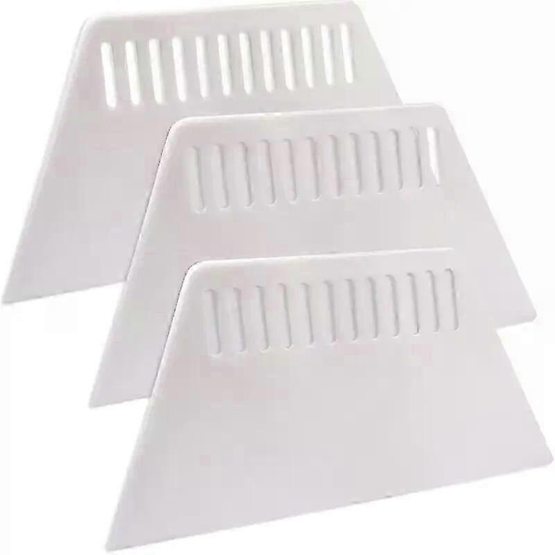 3Pcs Plastic Scraper Trapezoidal Putty Board Scraping Tool Wall Panel Decoration Thin Scraper Construction Tools Hand Tools
