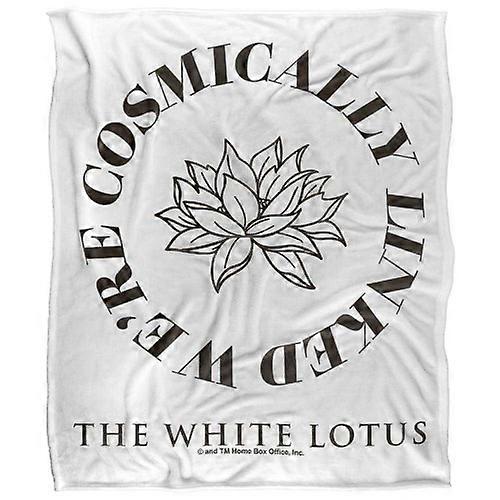 The White Lotus Cosmic Logo Blanket