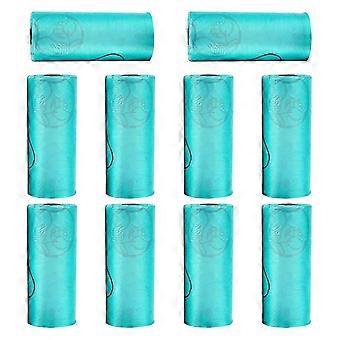 10Pcs Pet Waste Bag Tear-resistant Dog Poop Bags Leak-proof Biodegradable Pet Trash Bags compatible with Home Outdoor Travel