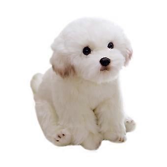 Cachorro de pelúcia branco para crianças
