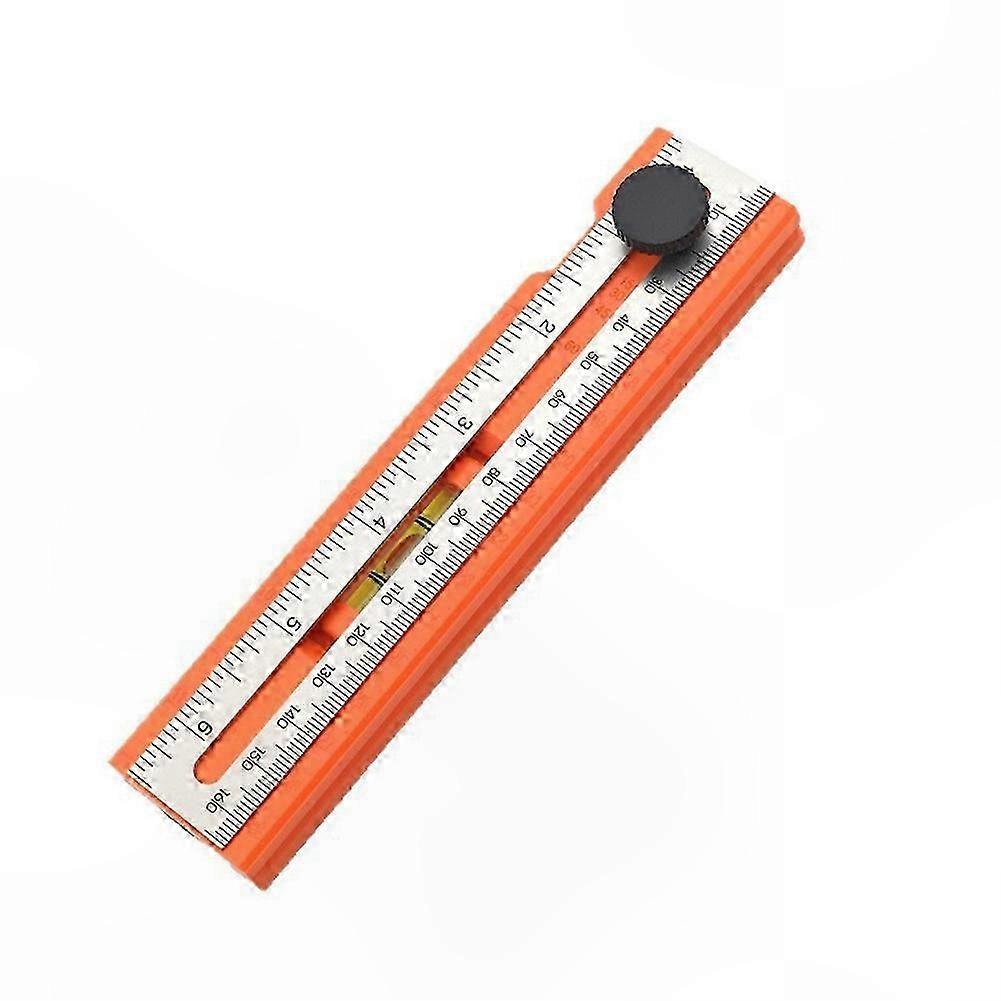 Woodworking Multi-Angle Marking and Scribing: Foldable Adjustable Protractor and Depth Measuring Ruler