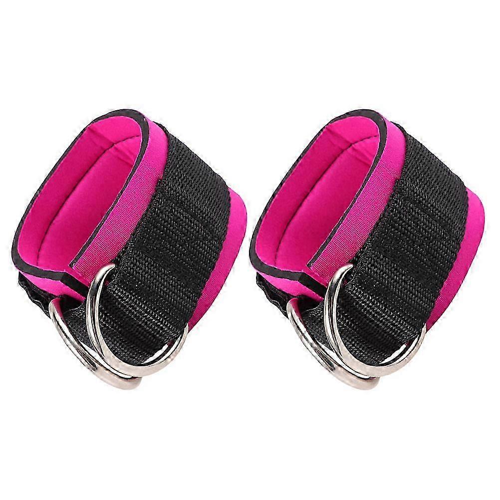 Cable Machine Ankle Attachments Ankle Home Exercising Silver Design 1 Pair