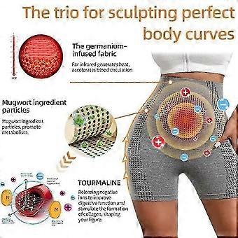 Shorts microvibratórios femininos em tecido de seda gelada
