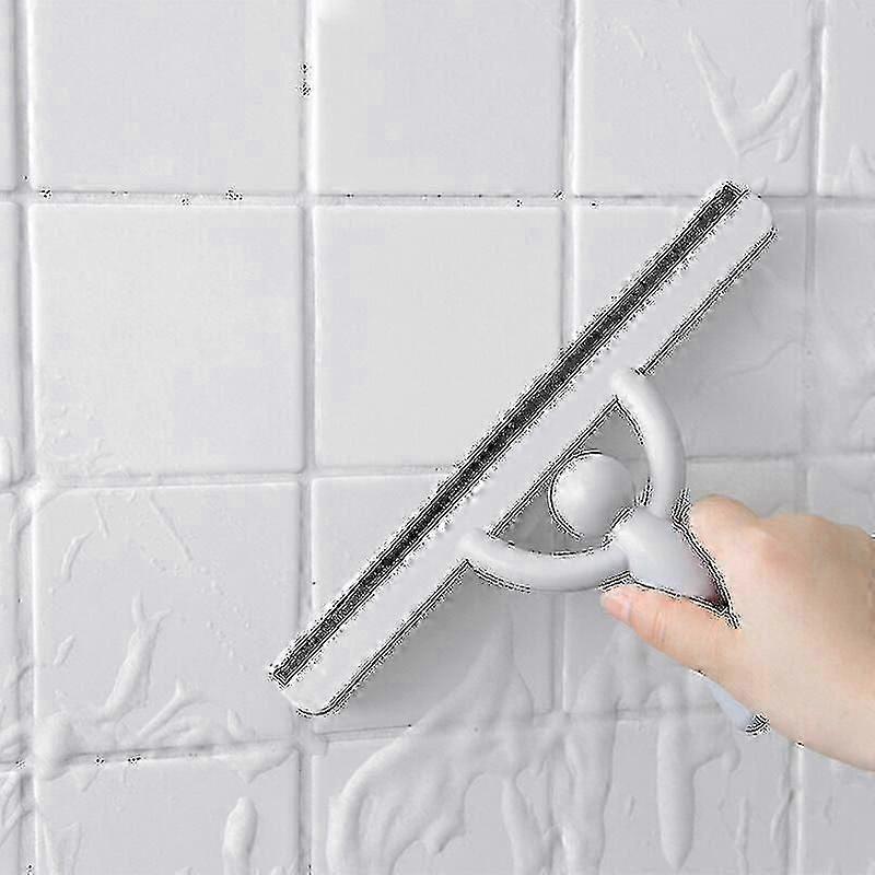 Shower squeegee, white color, size 25.5X14.5cm