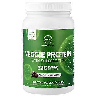 MRM Nutrition, Proteína Vegetal com Superalimentos, Chocolate, 1.140 g (2,5 lb)