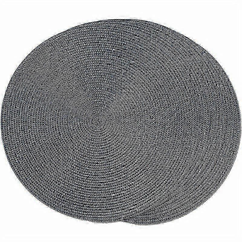 Braided Polyester Round Table Mats