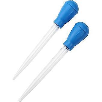 Manual Fish Tank Changer Aquarium Dropper, 2 Piece Aquarium Cleaning Pipette Dropper