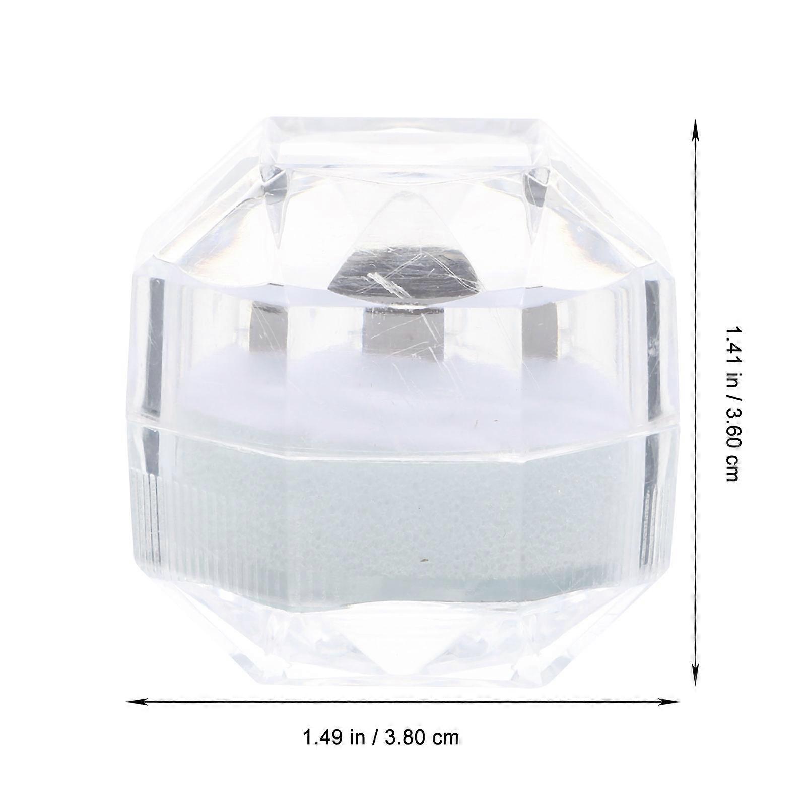 Ring Cases for Proposal Engagement White Ring Boxes 20Pcs Set