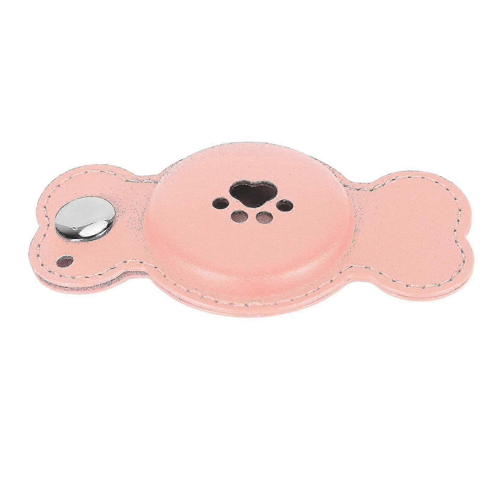 Anti-Loss Bone PU Metal Tracker Case
