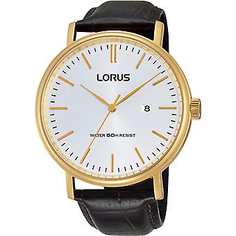 Lorus Watches Quartz Analog Man Watch with Cowhide Bracelet RH990DX9