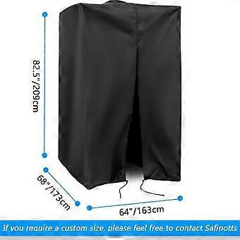 420D Indoor Fitness Pull-up Machine Dust Cover (Black) - 117*97*168cm114