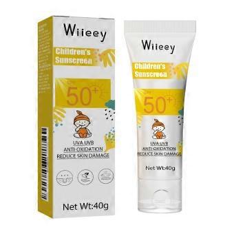 1Pcs Wiieey Kids Protective Cream, Summer Outdoor UV Protection, Refreshing, Gentle and Non-Irritating, Full Body Protective Cream