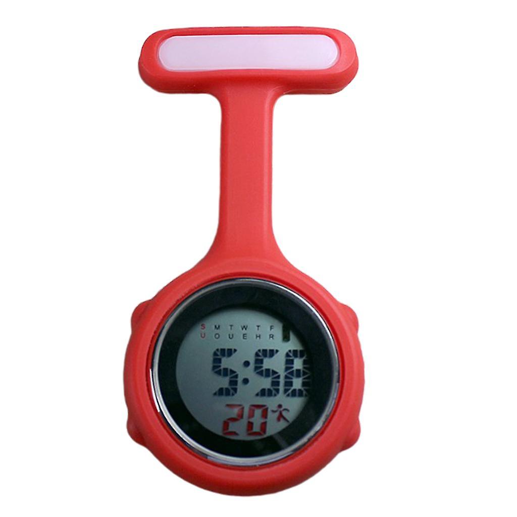 Hanging Alarm Clock Digital Clock with Pin Black