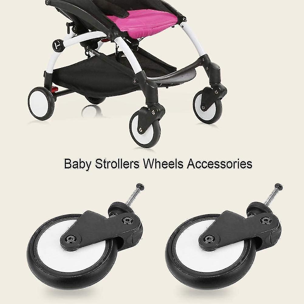 Rubber Wheels Baby Stroller Replacement Front Wheels