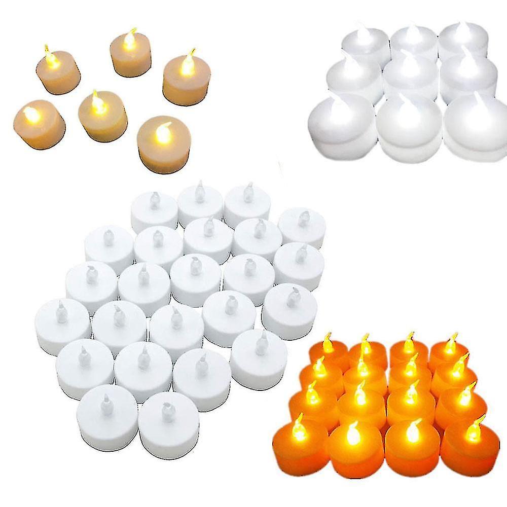 Led Candle Light Led Tea Lights Flameless Candles Battery Powered Lamp Xmas Decor