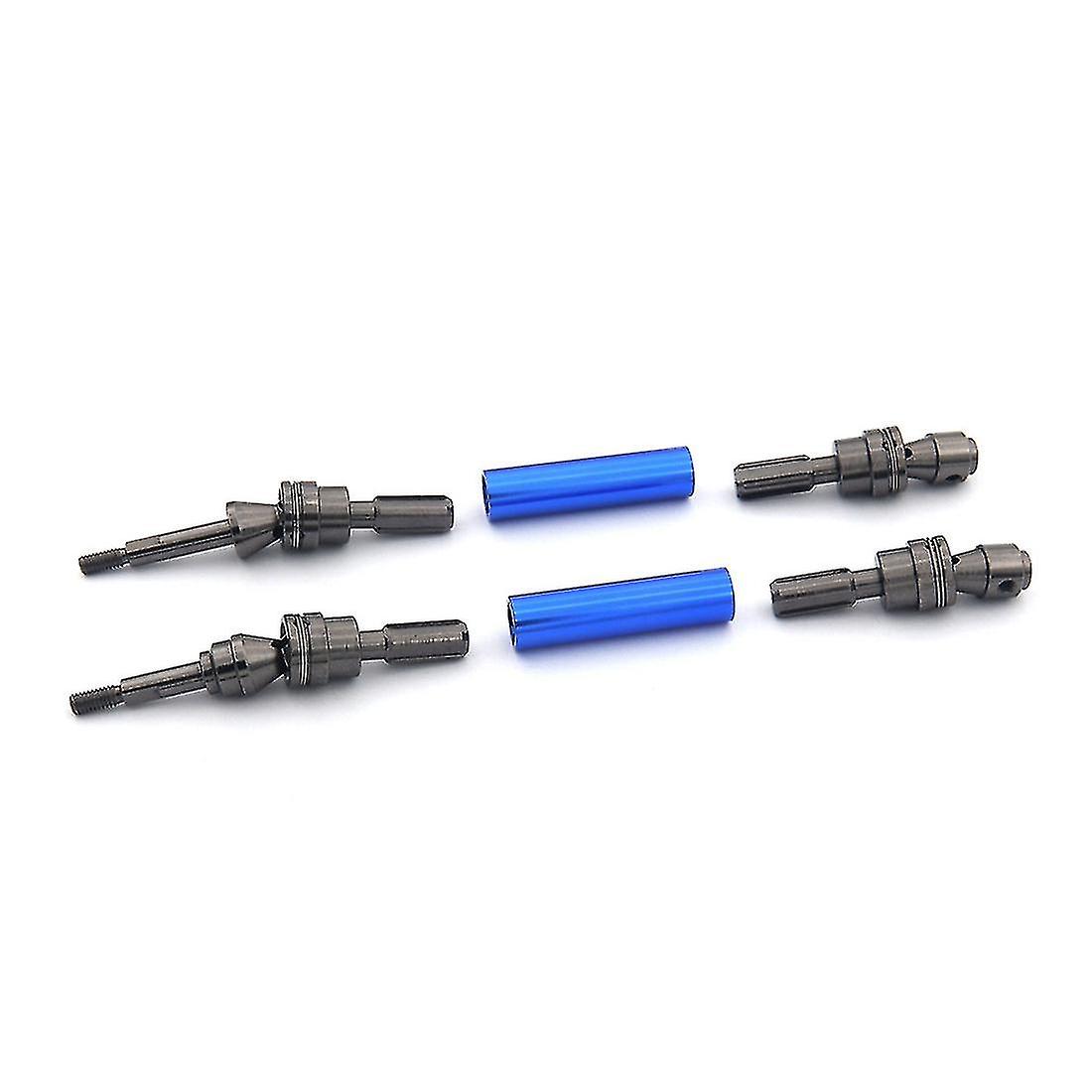 4pcs Metal Front And Rear Drive Shaft Cvd For 1/10 Traxxas Slash Stampede Hoss Vxl Rc Car Upgrade P