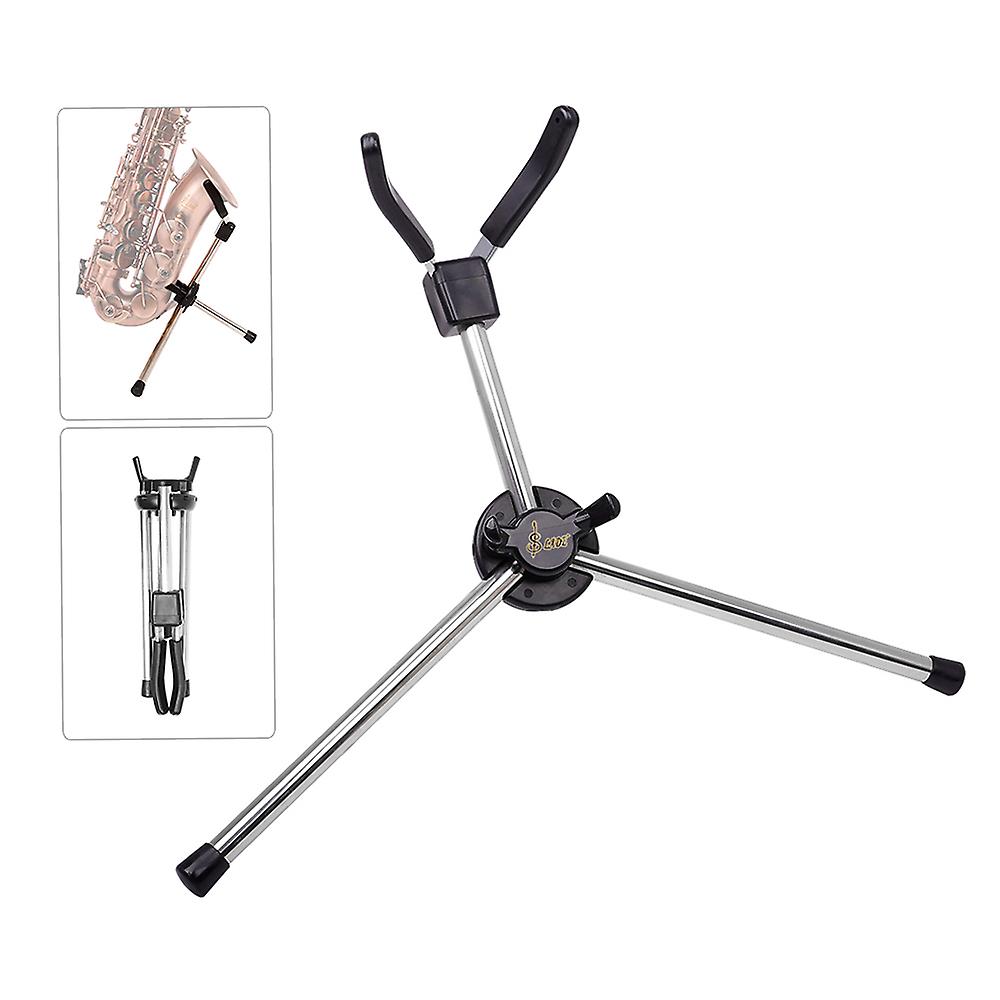 Foldable Saxophone Stand Portable Alto Sax Metal Floor Stand Holder