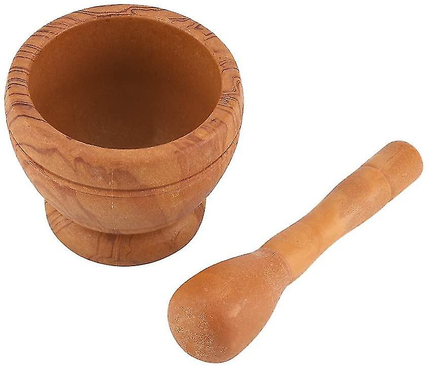Mortar Pestle Set-pp Durable Manual Garlic Grinding Bowl Kitchen Tool(#1)
