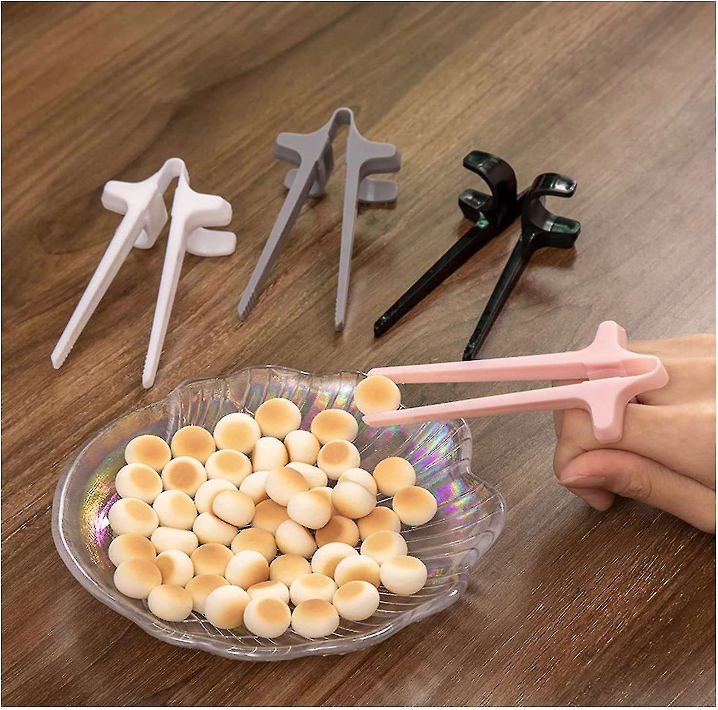 Fernseh-Snack Zubehör 4er-Set Fingerzangen Für Snacks – Für Gamer, Büro Und Filmeabende, Lebensmittelecht