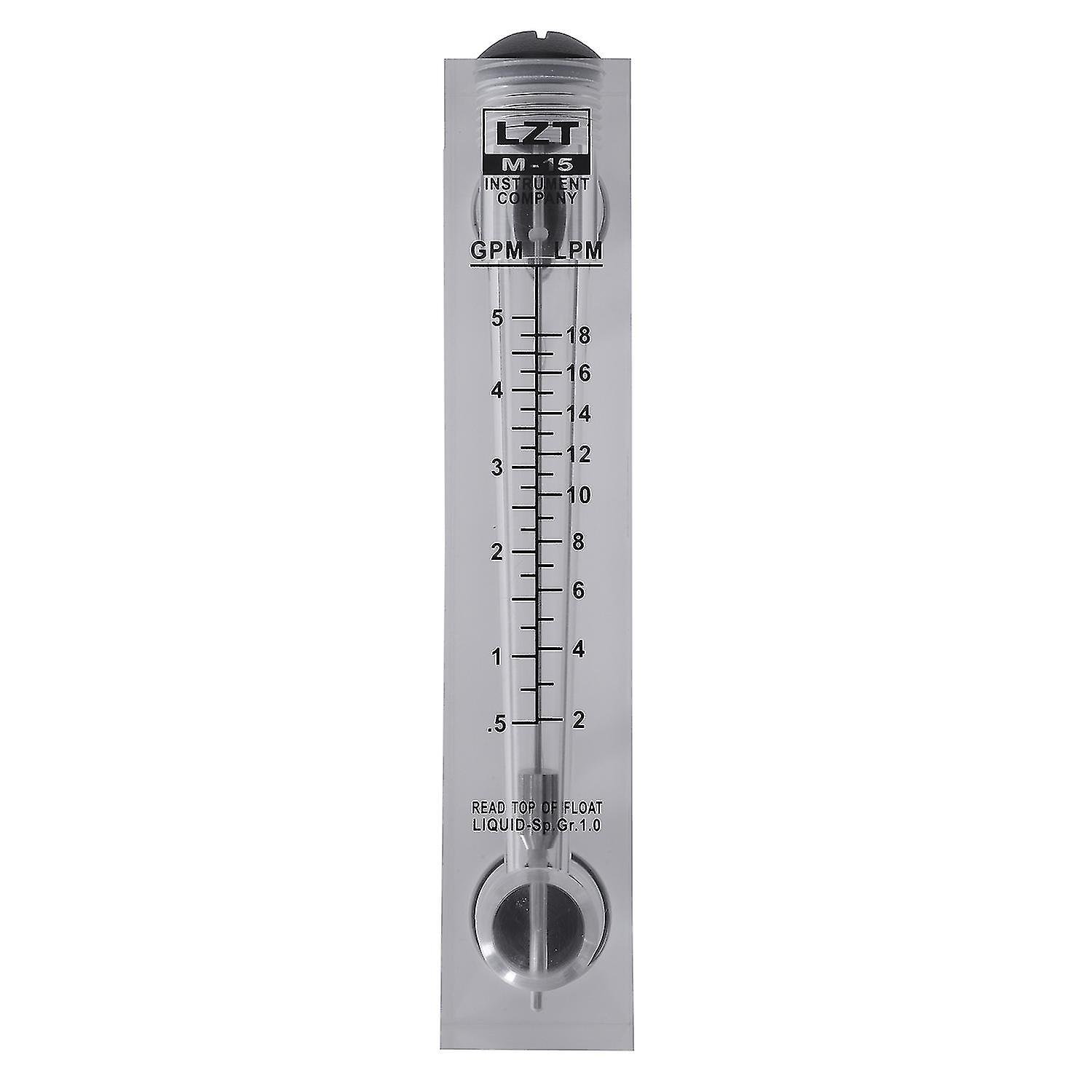 0.5-5 Gpm 2-18 Lpm Water Flow Panel Mount Type Flowmeter-C