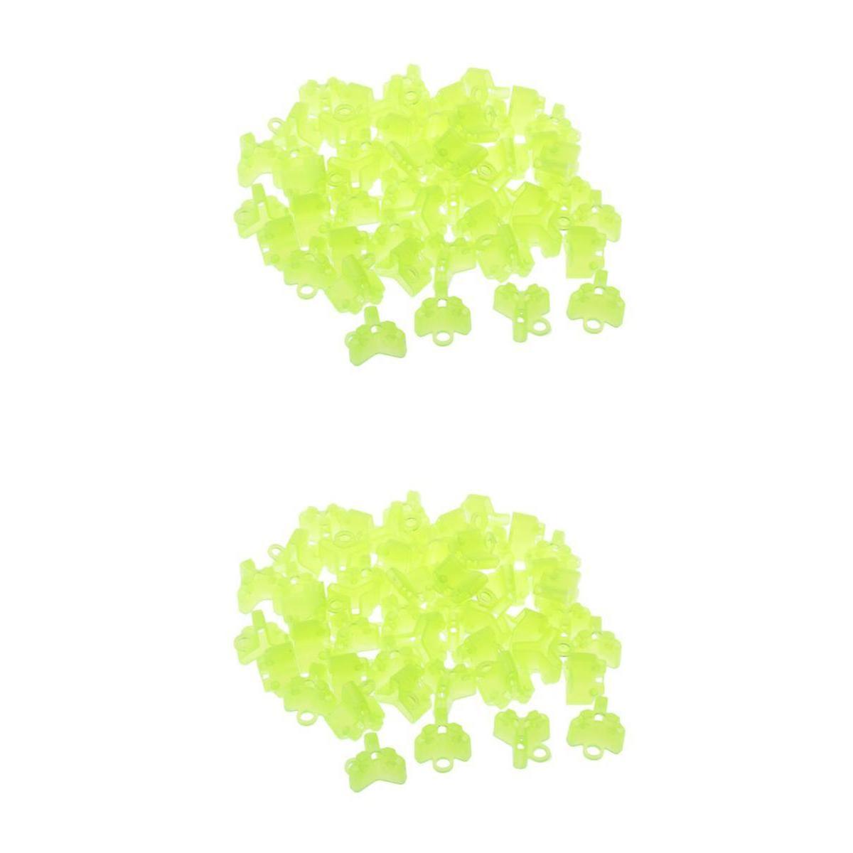 100 Adet Açık Sarı Plastik Balıkçılık Tiz Kanca Koruyucu Kapaklar